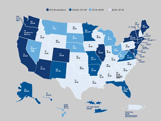 Infographic: 2022 Minimum Wage Updates by State